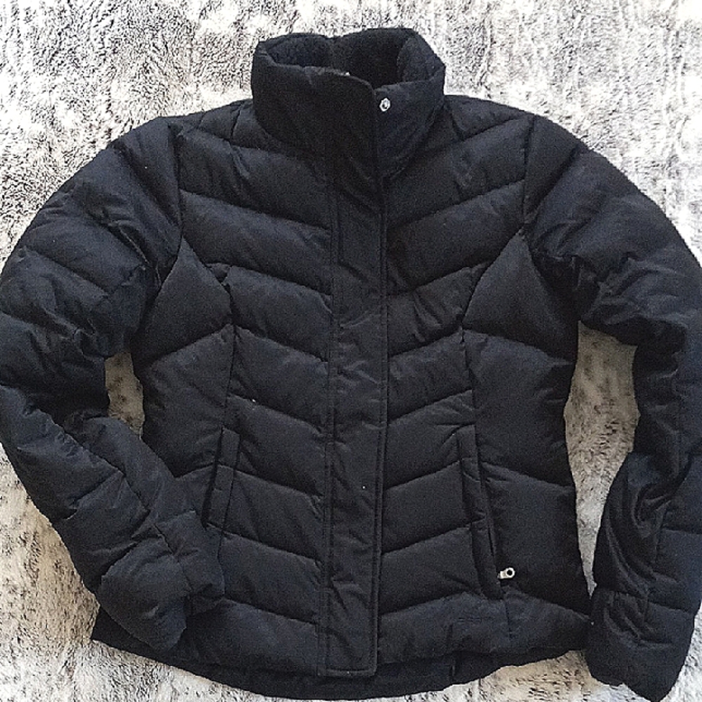 Eddie Bauer Black Down jacket XS
